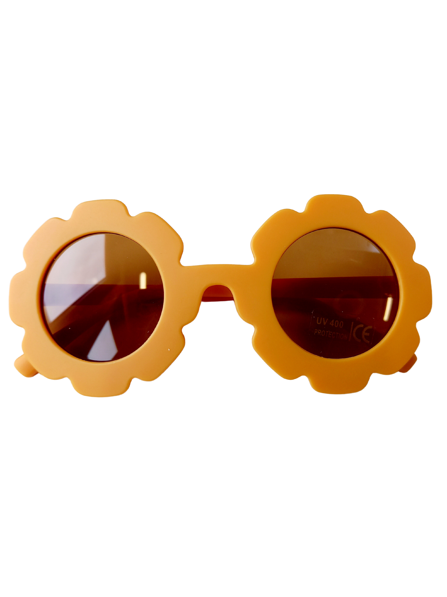 Kinderzonnebril Bloem geel