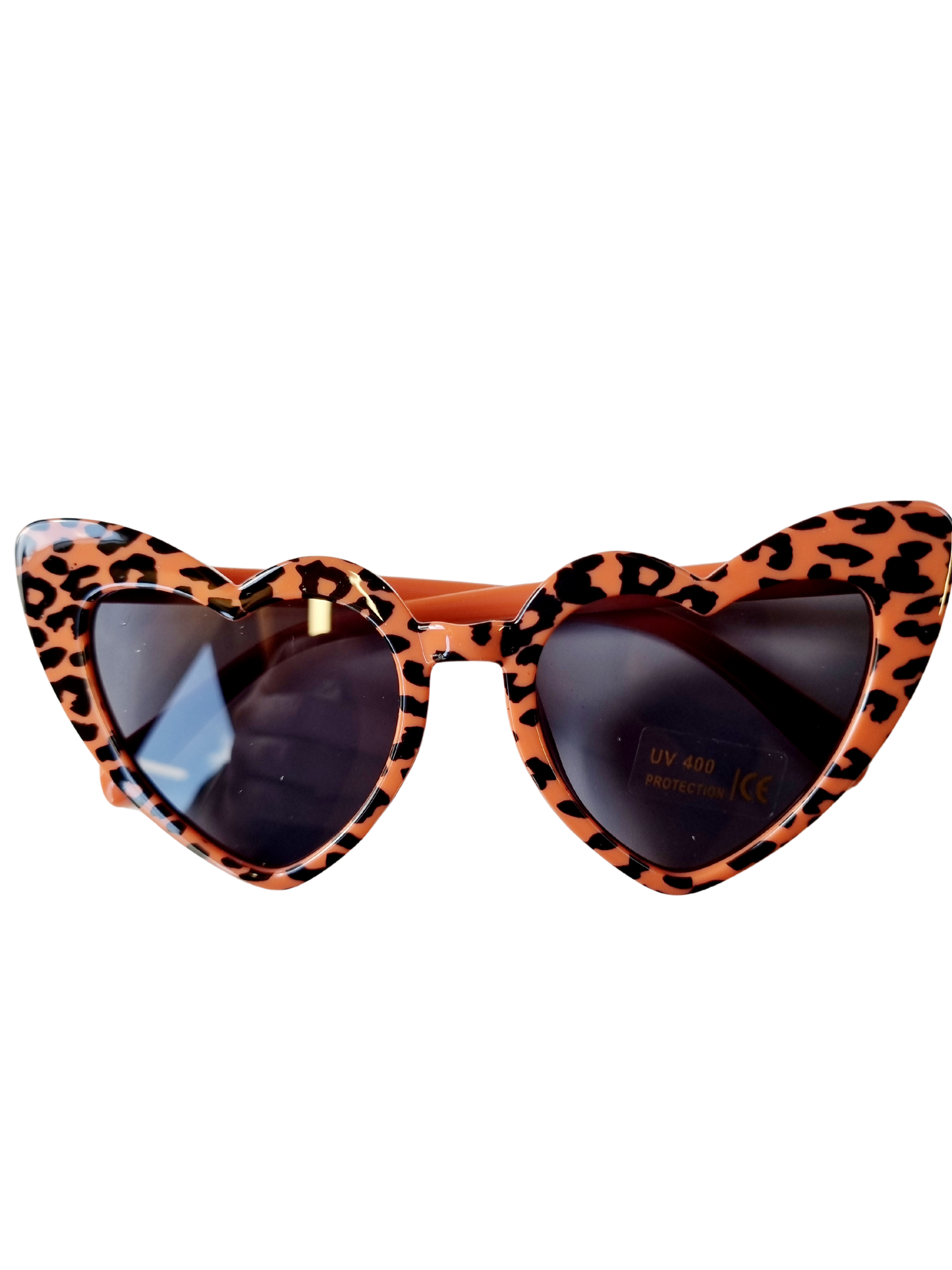 Kinderzonnebril Hart leopard roest 2-7 jaar