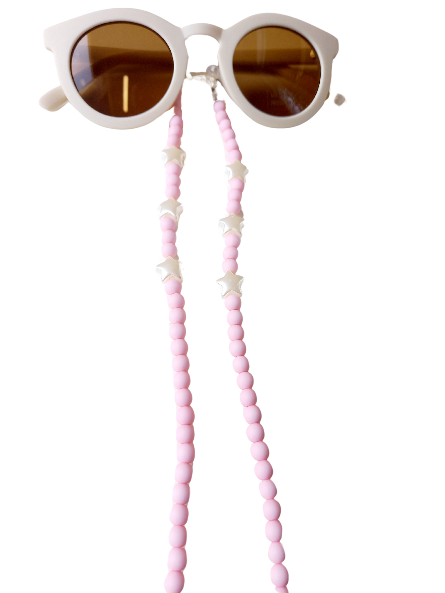 zonnebrilkoord star light pink