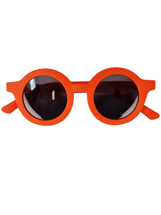 Kinderzonnebril Retro oranje 2-7 jaar