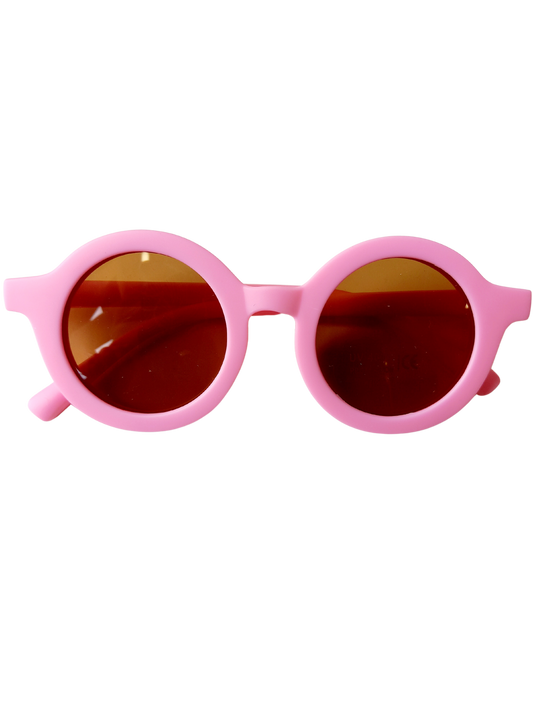 kinderzonnebril retro roze