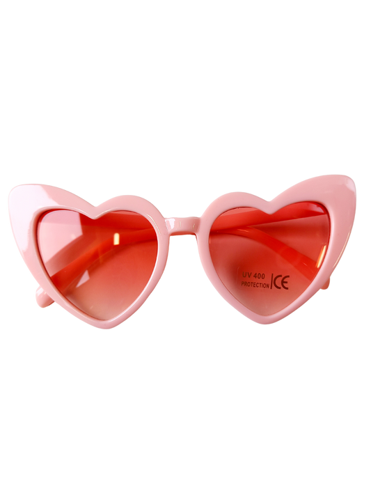 kinderzonnebril hart roze